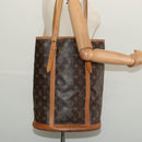 LOUIS VUITTON Monogram Bucket GM Shoulder Bag M42236 LV Auth 134411-21