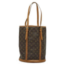 LOUIS VUITTON Monogram Bucket GM Shoulder Bag M42236 LV Auth 134411-2