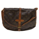 LOUIS VUITTON Monogram Saumur 30 Shoulder Bag M42256 LV Auth 134413-2