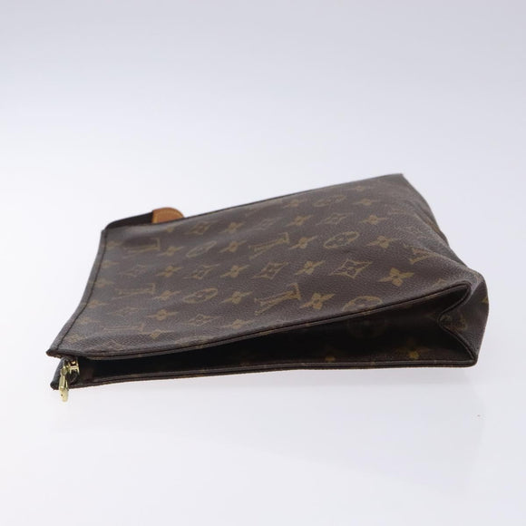 LOUIS VUITTON Monogram Poche Toilette 26 Pouch M47542 LV Auth 134418