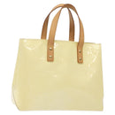 LOUIS VUITTON Monogram Vernis Reade PM Hand Bag Perle M91336 LV Auth 134419-1
