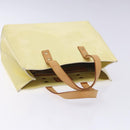 LOUIS VUITTON Monogram Vernis Reade PM Hand Bag Perle M91336 LV Auth 134419-6