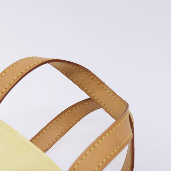 LOUIS VUITTON Monogram Vernis Reade PM Hand Bag Perle M91336 LV Auth 134419