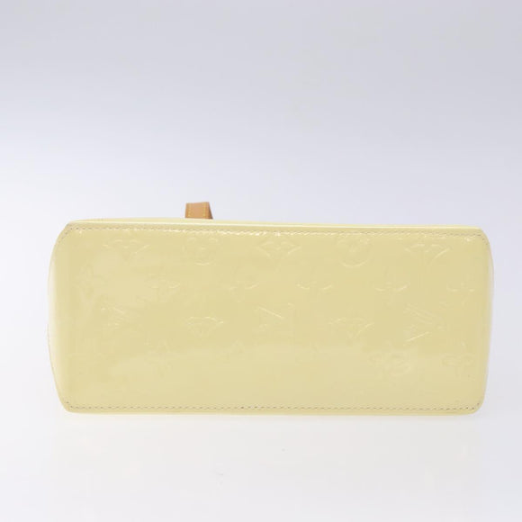LOUIS VUITTON Monogram Vernis Reade PM Hand Bag Perle M91336 LV Auth 134419