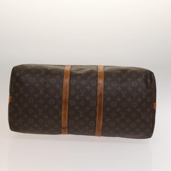 LOUIS VUITTON Monogram Keepall Bandouliere 55 Boston Bag M41414 LV Auth 134424