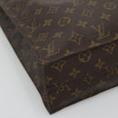 LOUIS VUITTON Monogram Sac Plat Hand Bag M51140 LV Auth 134426-14