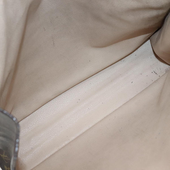 LOUIS VUITTON Monogram Sac Plat Hand Bag M51140 LV Auth 134426