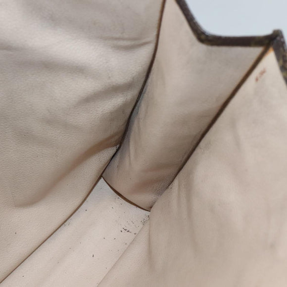 LOUIS VUITTON Monogram Sac Plat Hand Bag M51140 LV Auth 134426