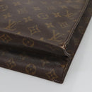 LOUIS VUITTON Monogram Sac Plat Hand Bag M51140 LV Auth 134427-9