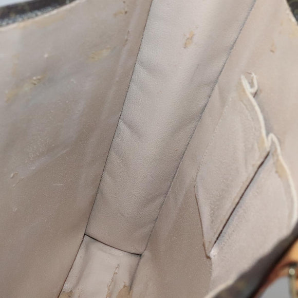 LOUIS VUITTON Monogram Sac Plat Hand Bag M51140 LV Auth 134427