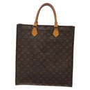 LOUIS VUITTON Monogram Sac Plat Hand Bag M51140 LV Auth 134427-13
