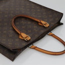 LOUIS VUITTON Monogram Sac Plat Hand Bag M51140 LV Auth 134427-6