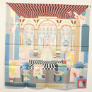 HERMES Carre 90 Scarf ""GRAND THEATRE NOUVEAU"" Silk Red Auth 134429M-12