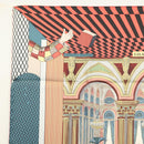 HERMES Carre 90 Scarf ""GRAND THEATRE NOUVEAU"" Silk Red Auth 134429M-2