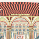 HERMES Carre 90 Scarf ""GRAND THEATRE NOUVEAU"" Silk Red Auth 134429M-3