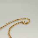 CHANEL Matelasse Clasp Chain Shoulder Bag Lamb Skin White CC Auth 134434-8