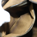 FENDI Zucca Canvas Backpack Black Brown Auth 134435-26