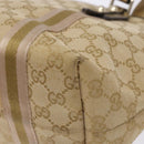 GUCCI GG Canvas Sherry Line Tote Bag Beige 137396 Auth 134445-15