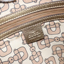 GUCCI GG Canvas Sherry Line Tote Bag Beige 137396 Auth 134445-17
