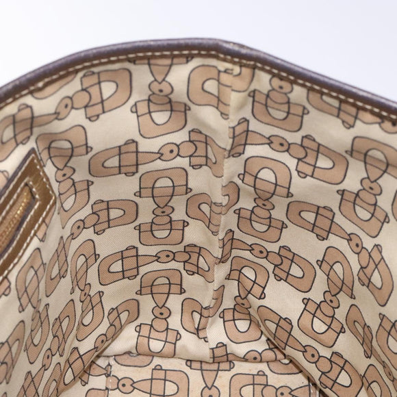 GUCCI GG Canvas Sherry Line Tote Bag Beige 137396 Auth 134445