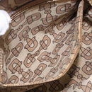 GUCCI GG Canvas Sherry Line Tote Bag Beige 137396 Auth 134445-20