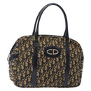 Christian Dior Trotter Canvas Hand Bag Navy Auth 134456-1