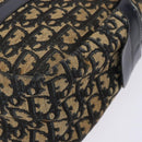 Christian Dior Trotter Canvas Hand Bag Navy Auth 134456-14
