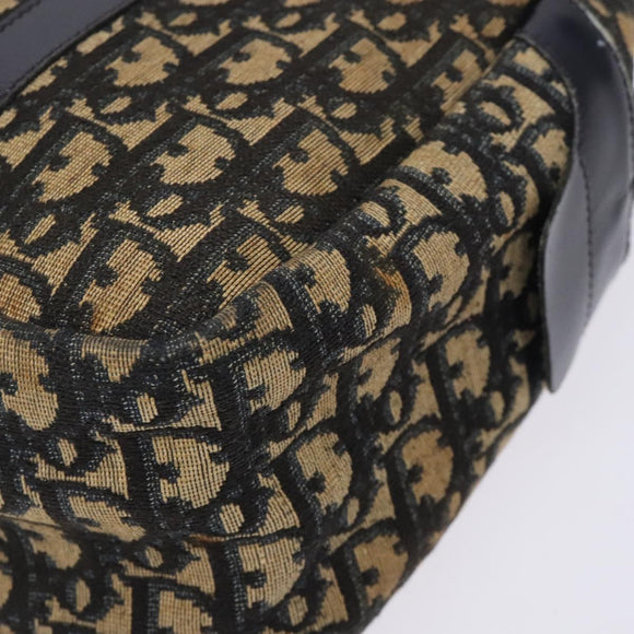 Christian Dior Trotter Canvas Hand Bag Navy Auth 134456