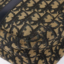 Christian Dior Trotter Canvas Hand Bag Navy Auth 134456-15