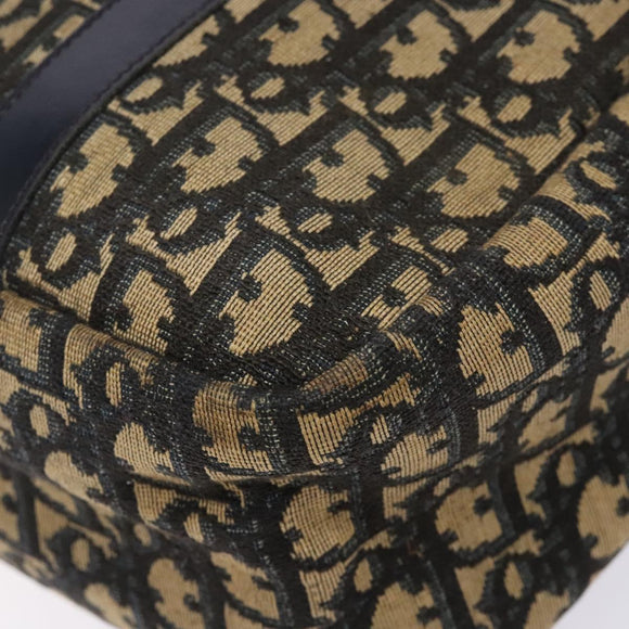 Christian Dior Trotter Canvas Hand Bag Navy Auth 134456
