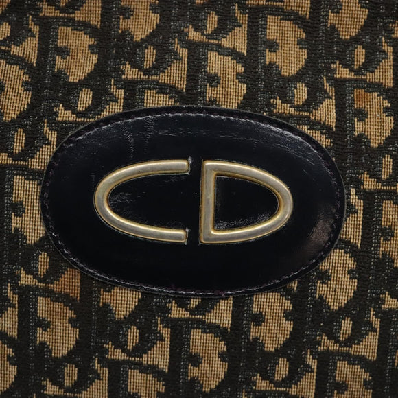 Christian Dior Trotter Canvas Hand Bag Navy Auth 134456