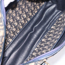 Christian Dior Trotter Canvas Hand Bag Navy Auth 134456-11