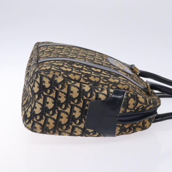 Christian Dior Trotter Canvas Hand Bag Navy Auth 134456