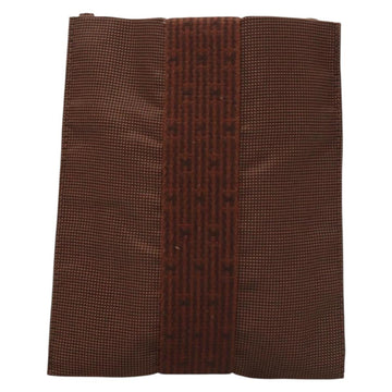 HERMES Her Line Shoulder Bag Canvas Brown Auth 134458 - 0