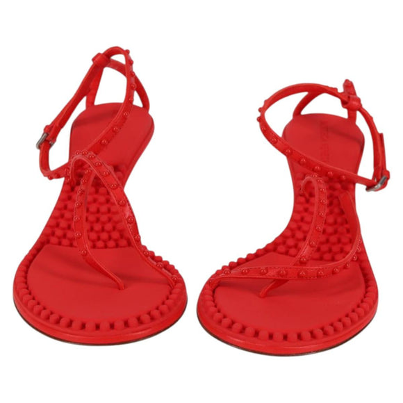 BOTTEGA VENETA Sandals Leather Pink Auth 134459M