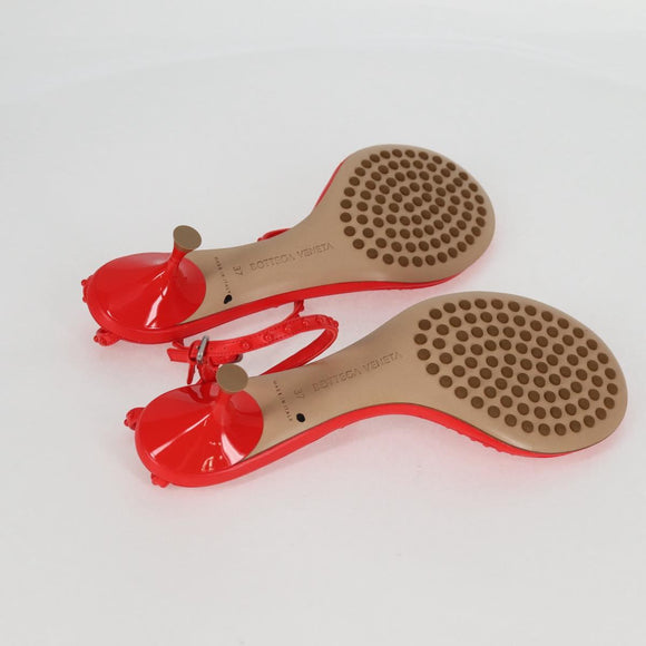 BOTTEGA VENETA Sandals Leather Pink Auth 134459M