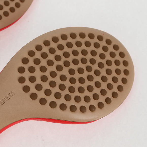 BOTTEGA VENETA Sandals Leather Pink Auth 134459M