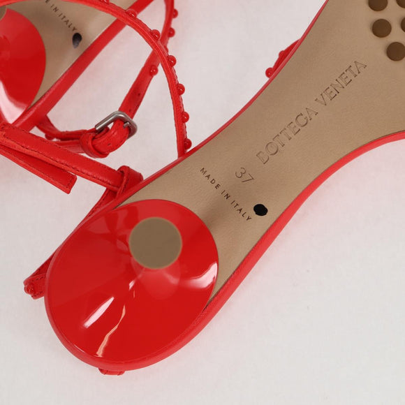 BOTTEGA VENETA Sandals Leather Pink Auth 134459M