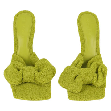 BOTTEGA VENETA Sandals Pile Light Green Auth 134460M - 0