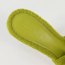 BOTTEGA VENETA Sandals Pile Light Green Auth 134460M-9