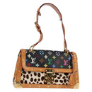 LOUIS VUITTON Monogram Multicolor Sac Dalmatian Bag Black M92825 LV Auth 134462V-1