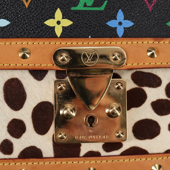 LOUIS VUITTON Monogram Multicolor Sac Dalmatian Bag Black M92825 LV Auth 134462V