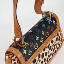 LOUIS VUITTON Monogram Multicolor Sac Dalmatian Bag Black M92825 LV Auth 134462V-14