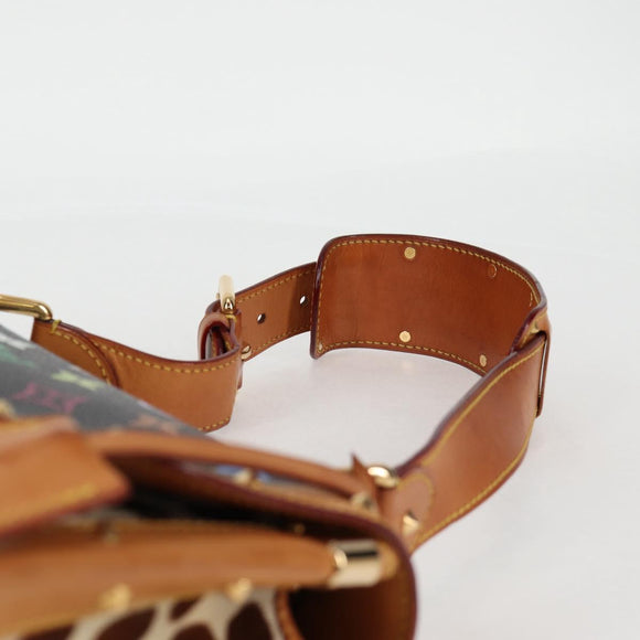 LOUIS VUITTON Monogram Multicolor Sac Dalmatian Bag Black M92825 LV Auth 134462V