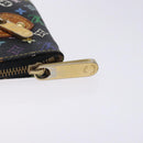 LOUIS VUITTON Monogram Multicolor Pochette GM Pouch Black M60027 LV Auth 134468-8