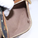 LOUIS VUITTON Monogram Multicolor Pochette GM Pouch Black M60027 LV Auth 134468-18