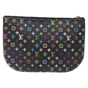 LOUIS VUITTON Monogram Multicolor Pochette GM Pouch Black M60027 LV Auth 134468 - 0