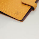 LOUIS VUITTON Epi Agenda PM Day Planner Cover Yellow R20059 LV Auth 134469-9