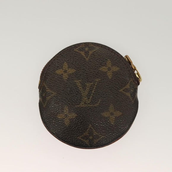 LOUIS VUITTON Monogram Coin Purse 2Set LV Auth 134472
