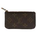 LOUIS VUITTON Monogram Coin Purse 2Set LV Auth 134472-2